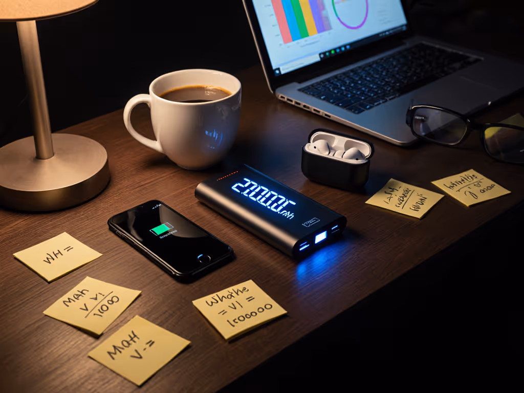 Power Bank Capacity Explained: Real Device Charges From mAh